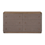 Simone 6 Drawer Dresser Brown by Moe's Home Collection