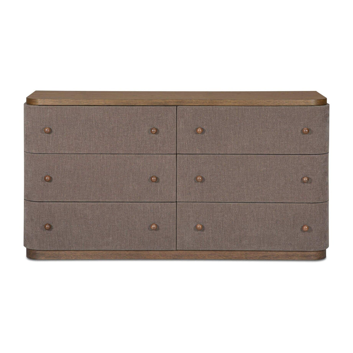 Simone 6 Drawer Dresser Brown by Moe's Home Collection