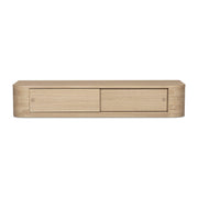 Round Off Floating Console Table Natural by Moe's Home Collection