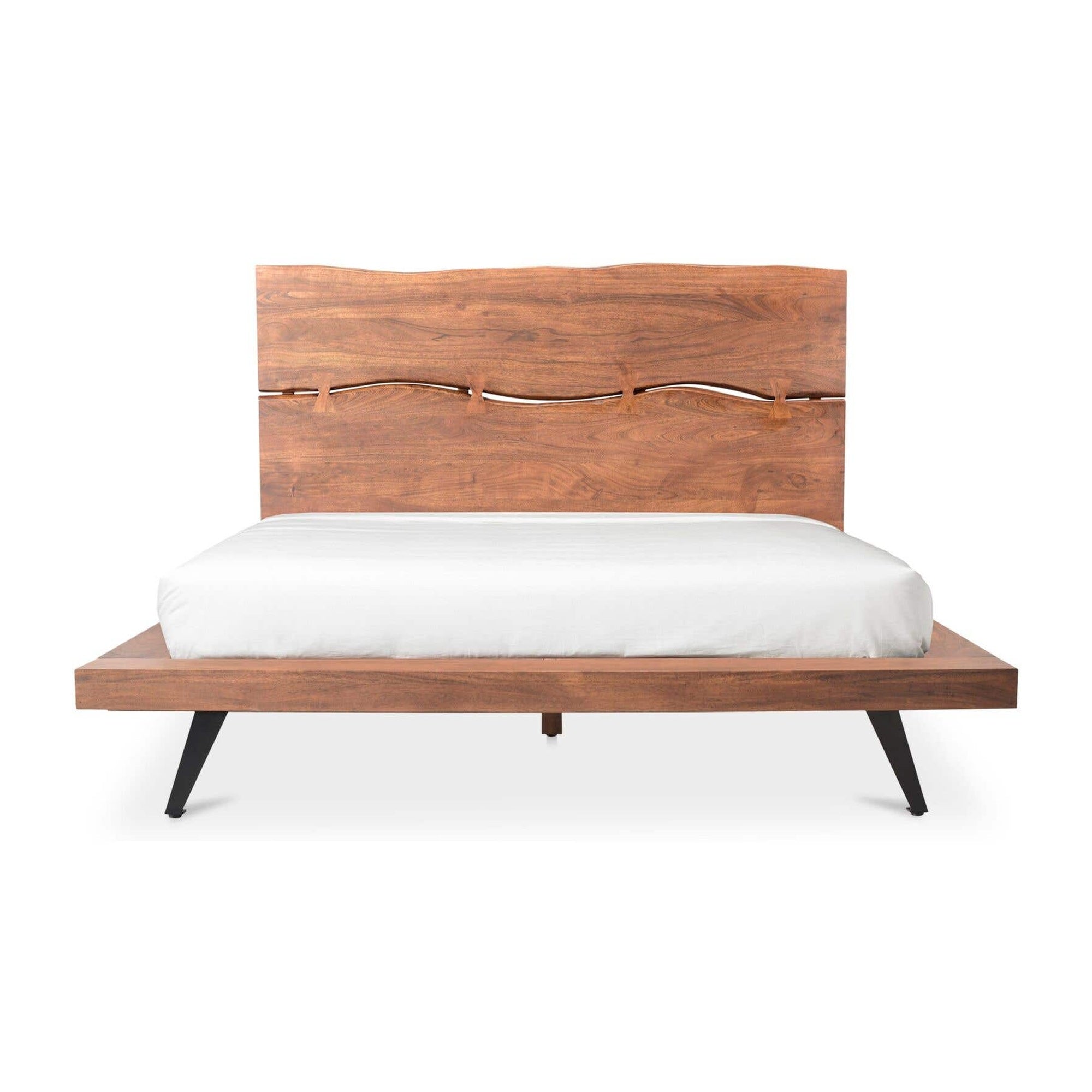 Madagascar Queen Platform Bed Brown by Moe's Home Collection