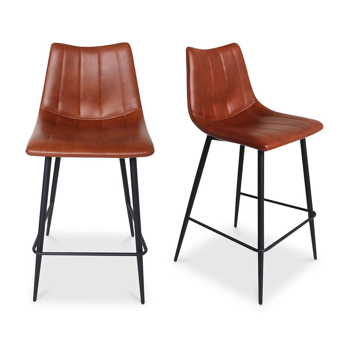 Alibi Counter Stool Brown - Set Of Two by Moe's Home Collection