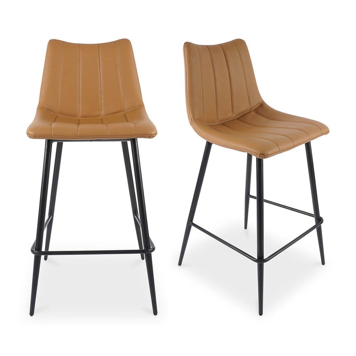 Alibi Counter Stool Tan - Set Of Two by Moe's Home Collection