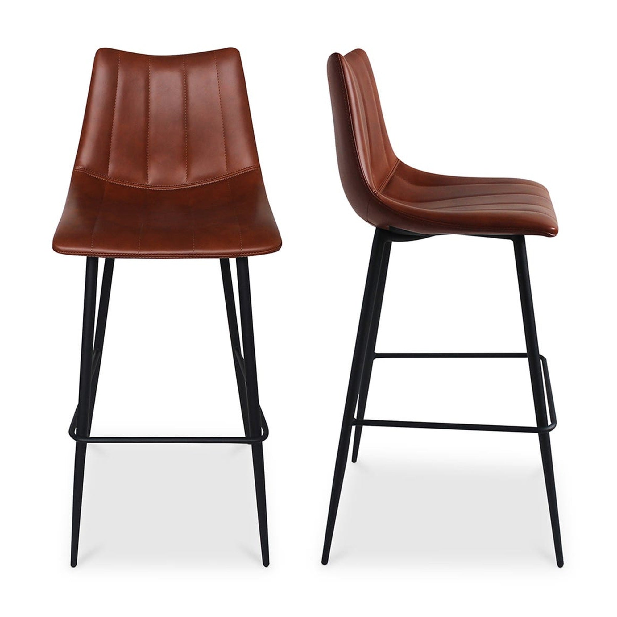 Alibi Bar Stool Brown - Set Of Two by Moe's Home Collection