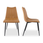 Alibi Dining Chair Tan - Set Of Two by Moe's Home Collection