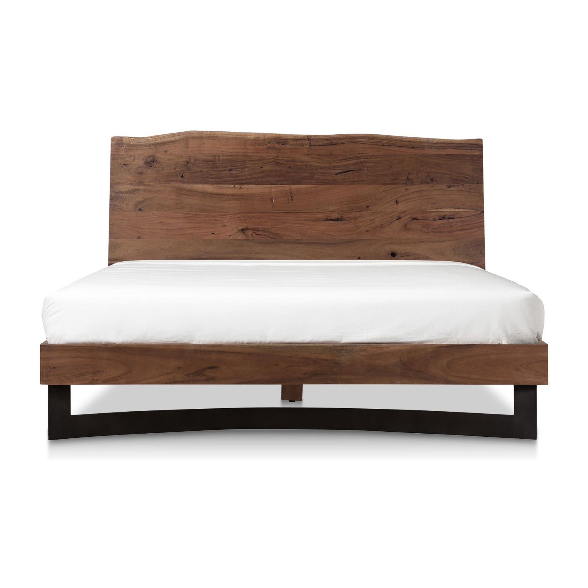 Bent Queen Size Bed Brown by Moe's Home Collection