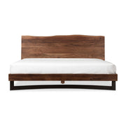 Bent King Size Bed Brown by Moe's Home Collection