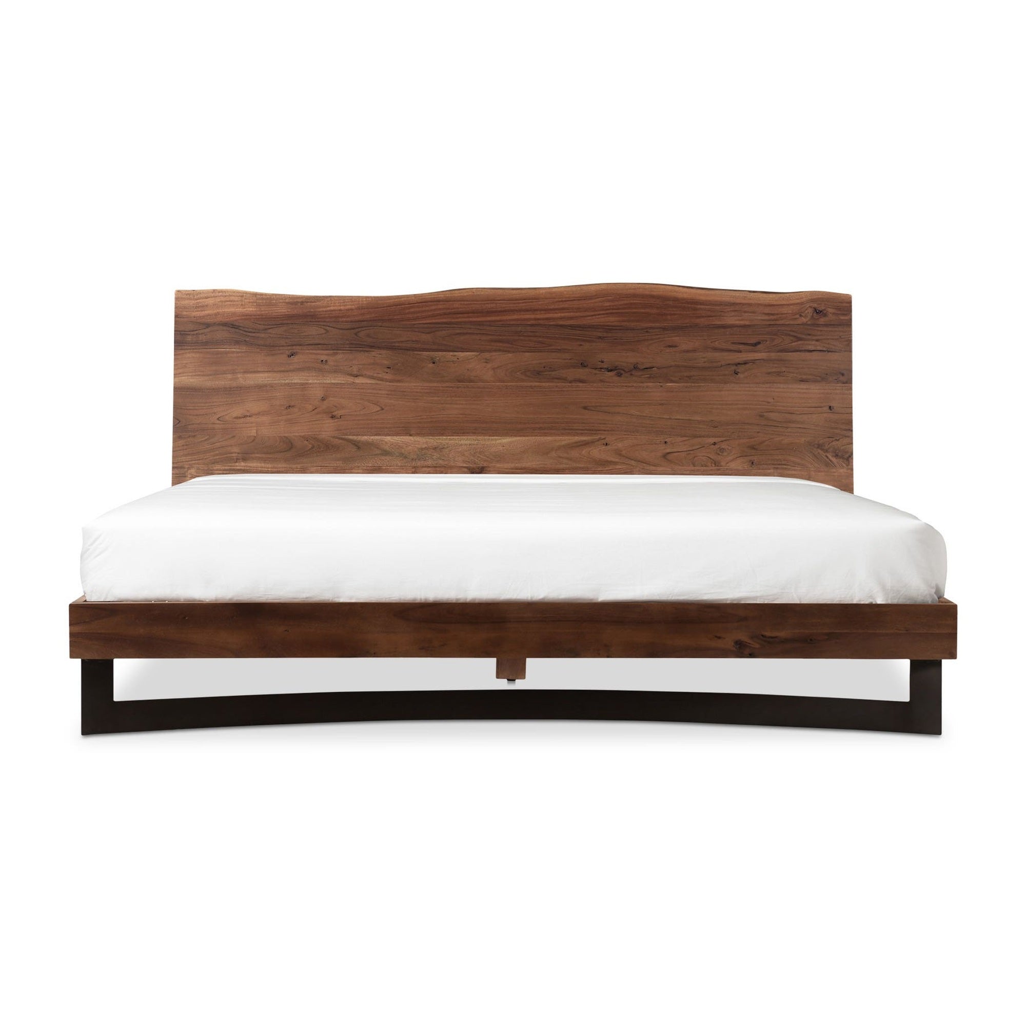 Bent King Size Bed Brown by Moe's Home Collection