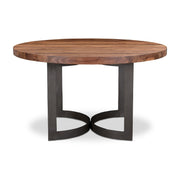 Bent Round Dining Table 54In Brown by Moe's Home Collection