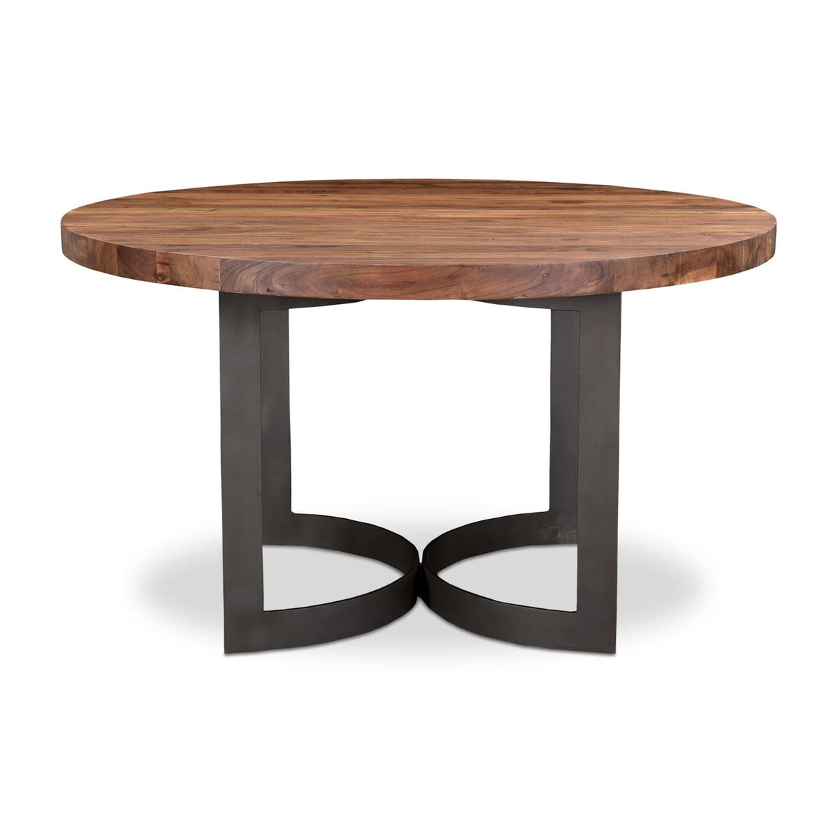 Bent Round Dining Table 54In Brown by Moe's Home Collection