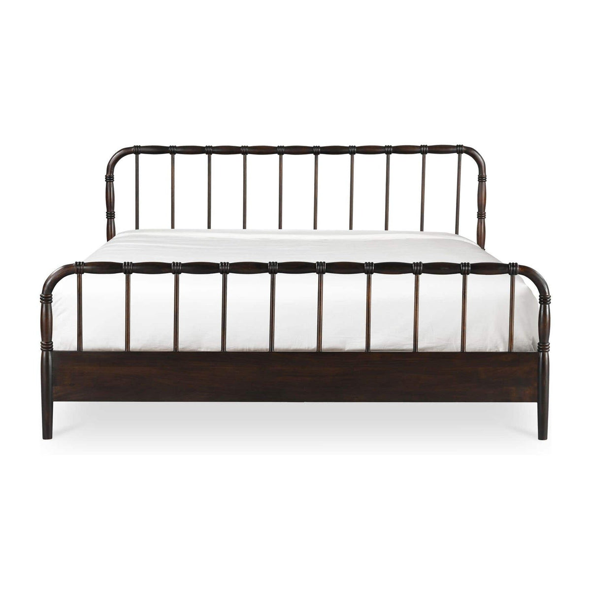Vivian Queen Bed Dark Brown by Moe's Home Collection