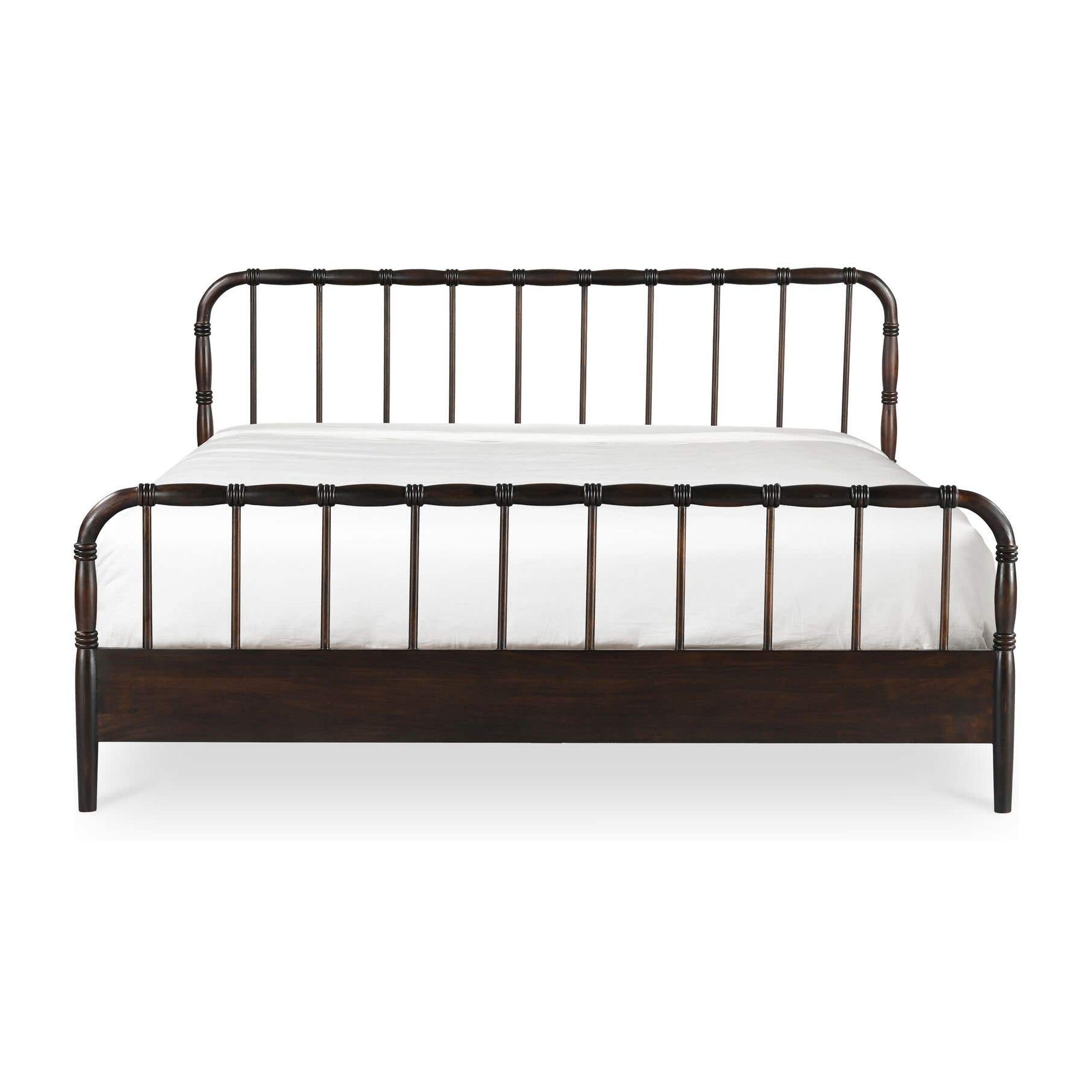 Vivian Queen Bed Dark Brown by Moe's Home Collection