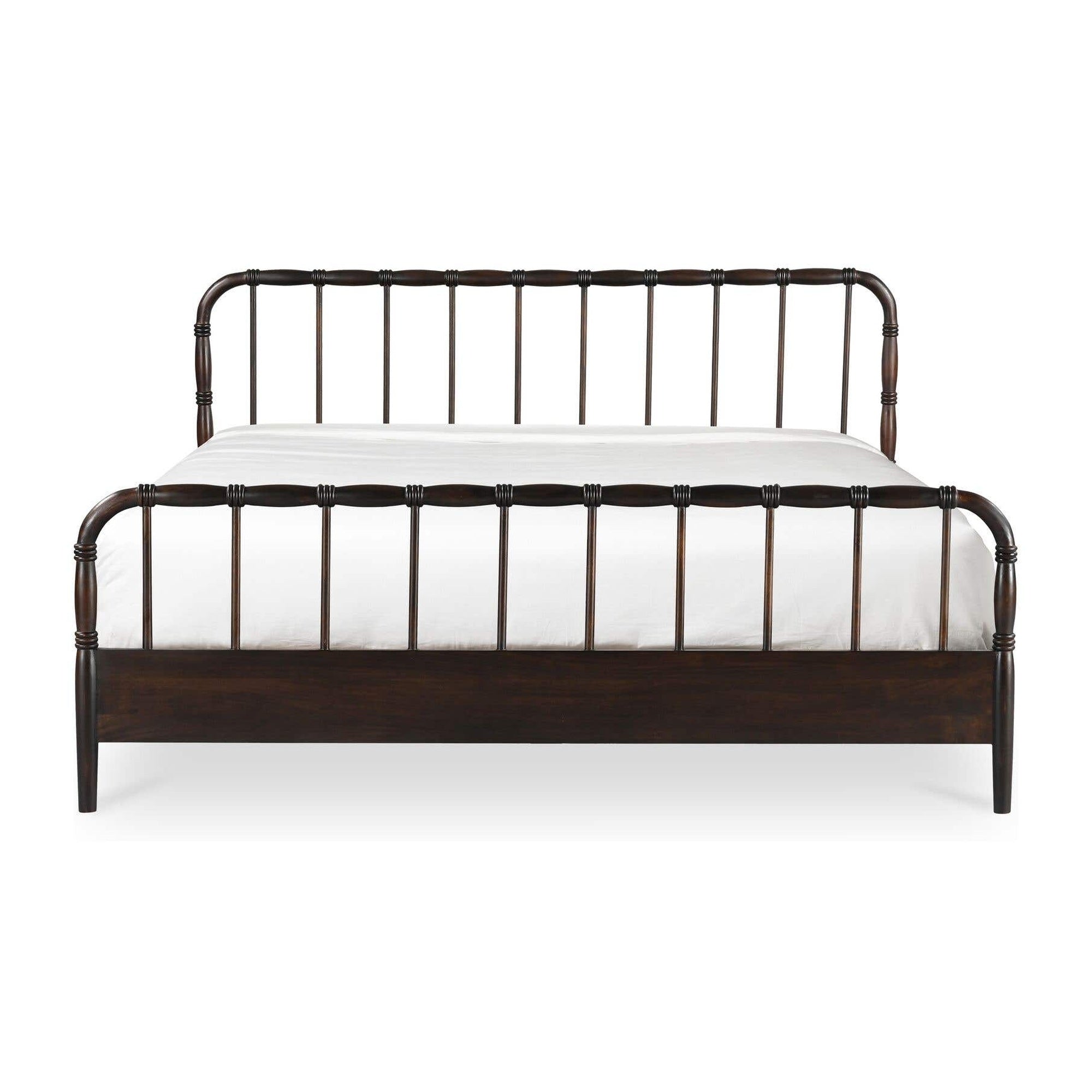 Vivian King Bed Dark Brownn by Moe's Home Collection