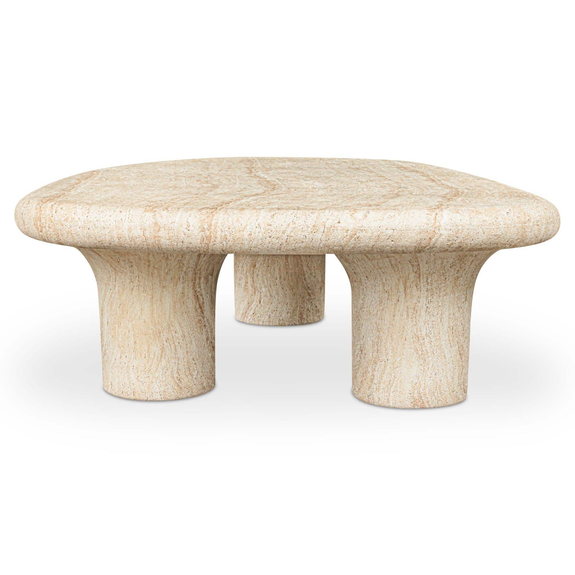 Warby Outdoor Coffee Table beige by Moe's Home Collection