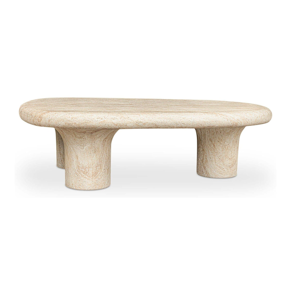 Warby Outdoor Coffee Table Beige by Moe's Home Collection