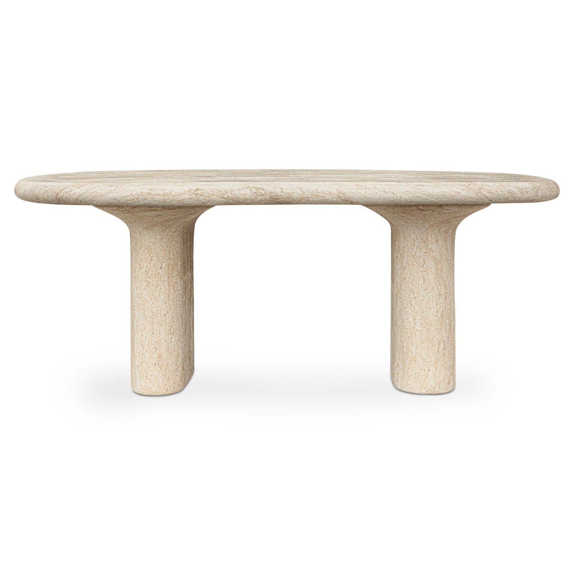 Warby Outdoor Dining Table Beige by Moe's Home Collection