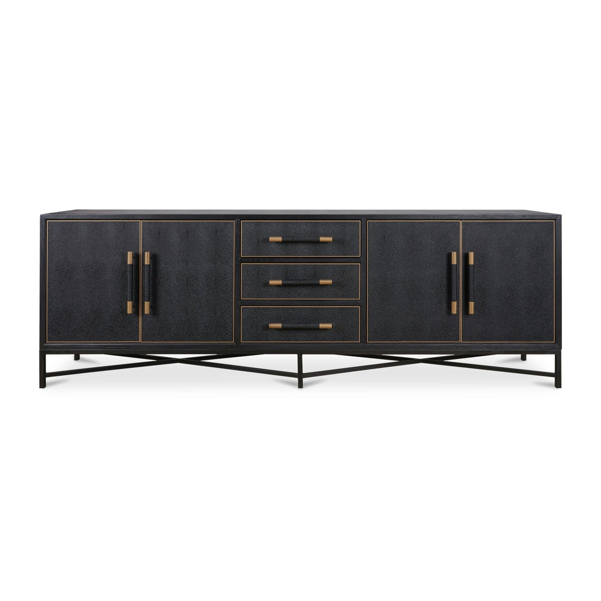 Mako Sideboard Large Black by Moe's Home Collection