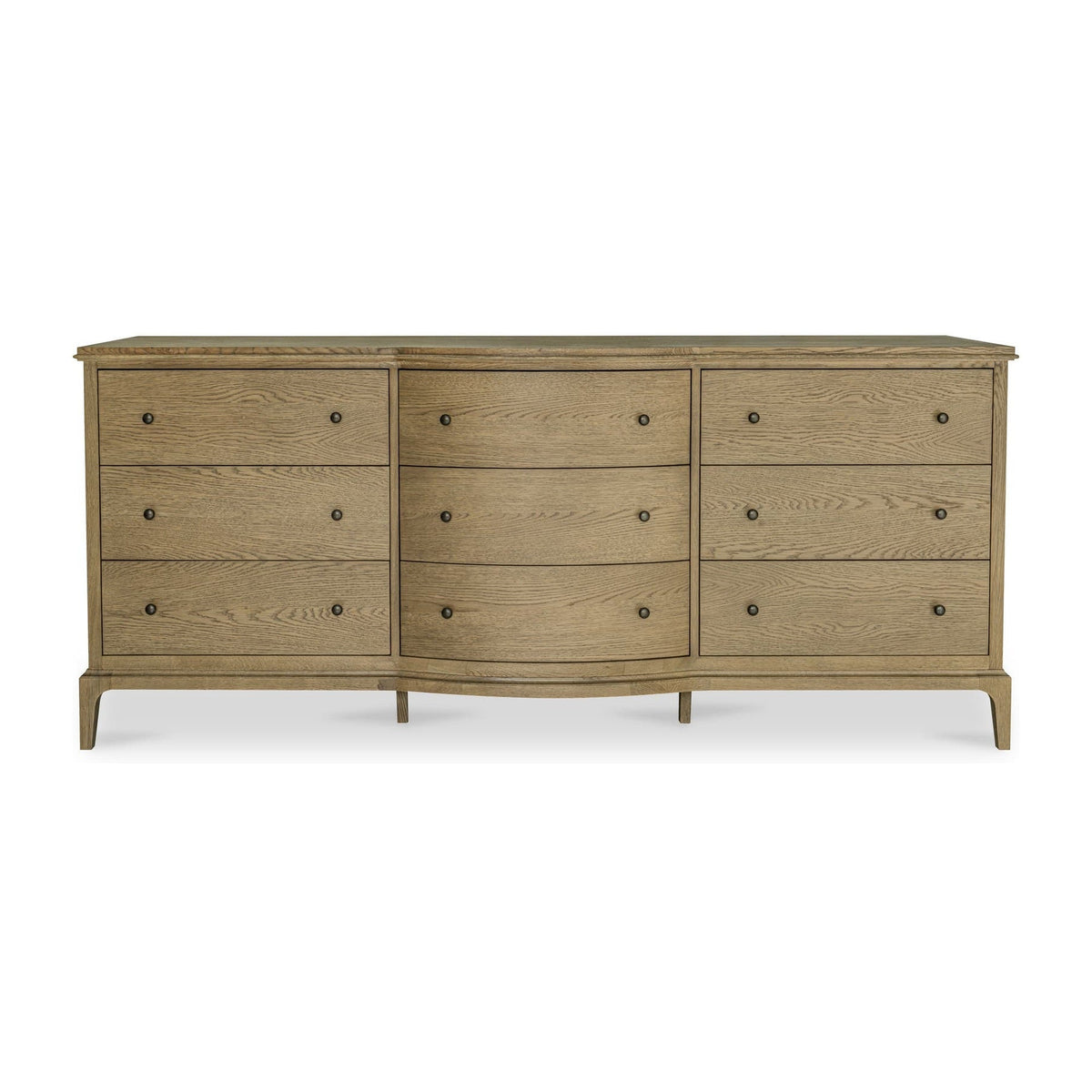 Sadie 9 Drawer Dresser Brown by Moe's Home Collection