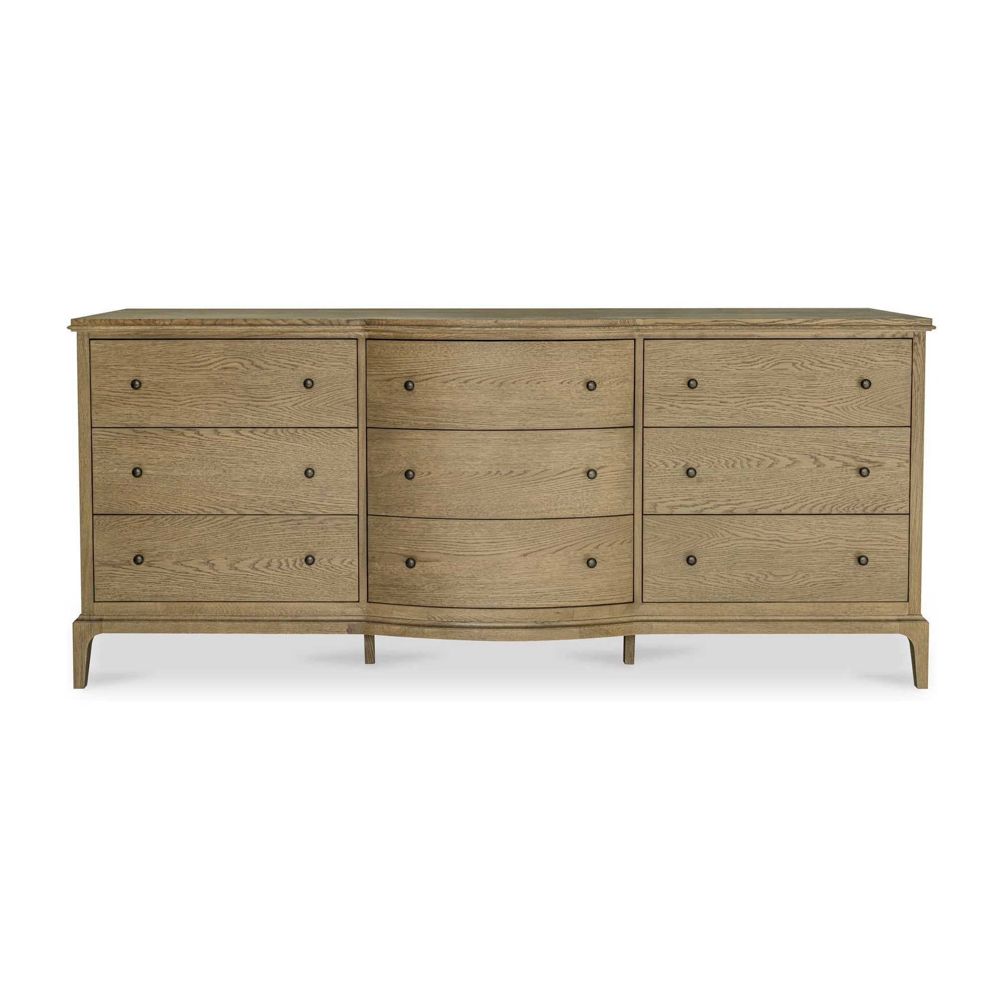 Sadie 9 Drawer Dresser Brown by Moe's Home Collection