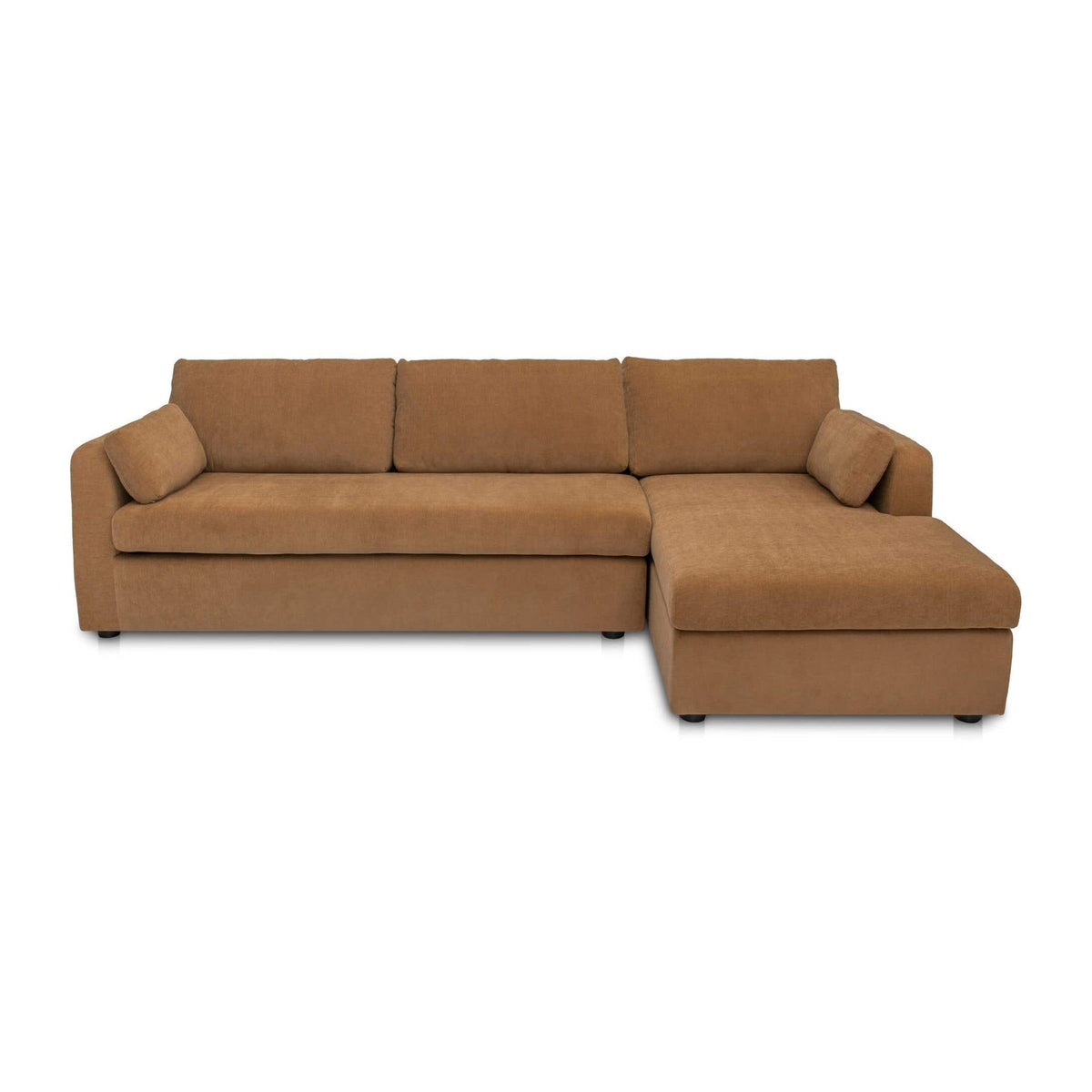 Burrow Sleeper Sectional With Storage Chaise Ginger Right by Moe's Home Collection