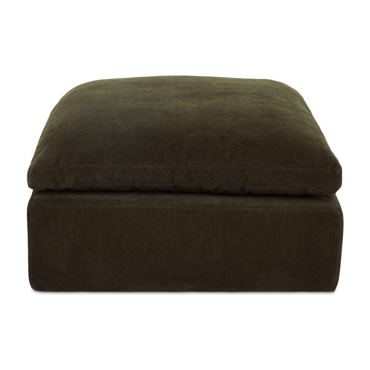 Cates Ottoman Dark Green by Moe's Home Collection