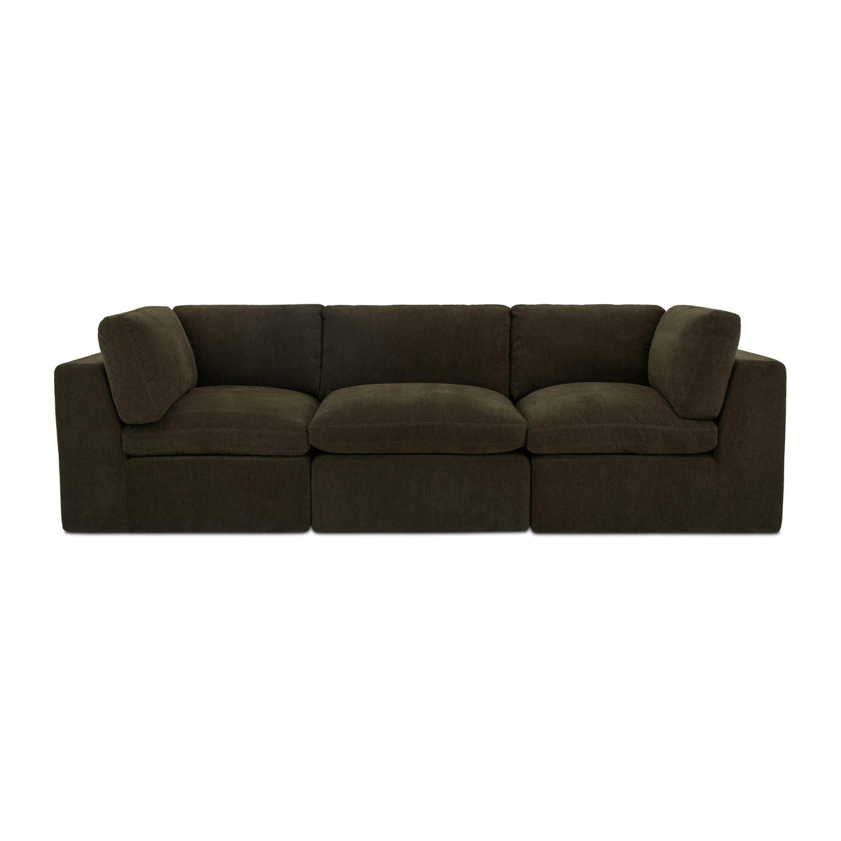 Cates Modular Sofa Dark Green by Moe's Home Collection