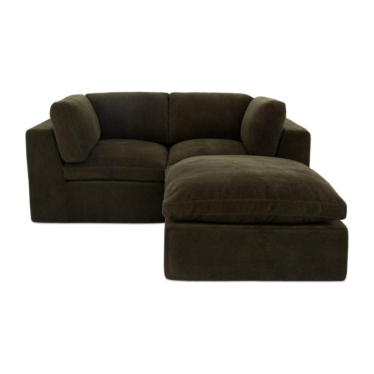 Cates Nook Modular Sectional Dark Green by Moe's Home Collection