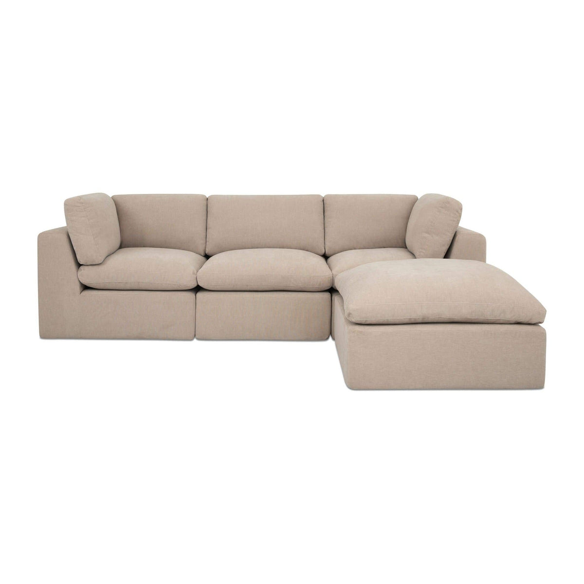 Cates Lounge Modular Sectional Pebble by Moe's Home Collection