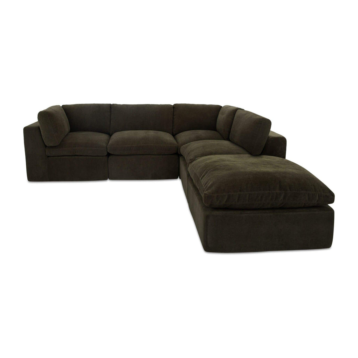 Cates Dream Modular Sectional Dark Green by Moe's Home Collection