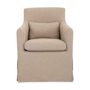 Lydia Outdoor Slipcover Dining Chair Light Brown by Moe's Home Collection