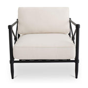 Willow Outdoor Accent Chair Cream by Moe's Home Collection