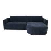 Emmy Sectional Dark Blue Right by Moe's Home Collection