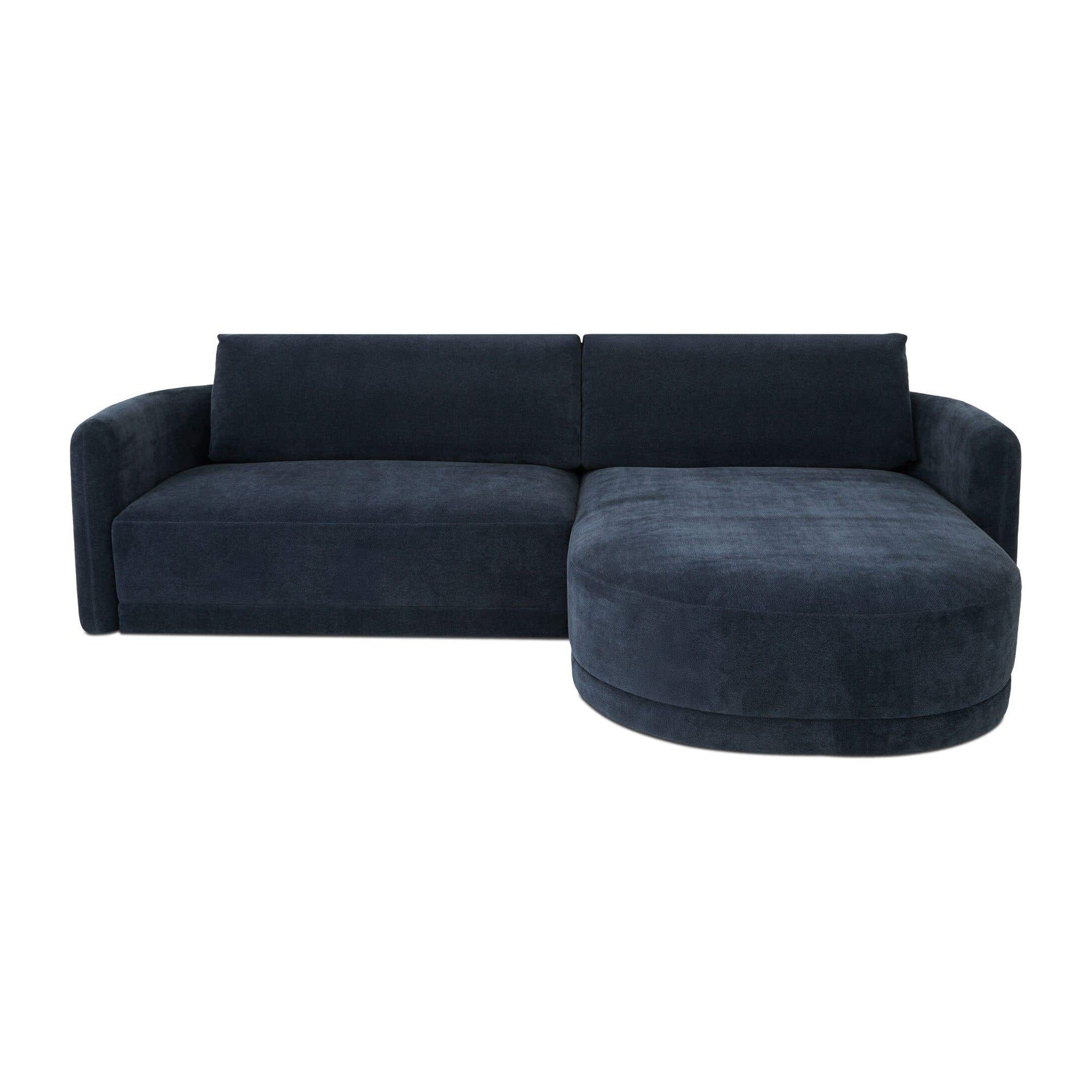 Emmy Sectional Dark Blue Right by Moe's Home Collection