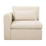Swift Left Arm Facing Chair Light Beige by Moe's Home Collection
