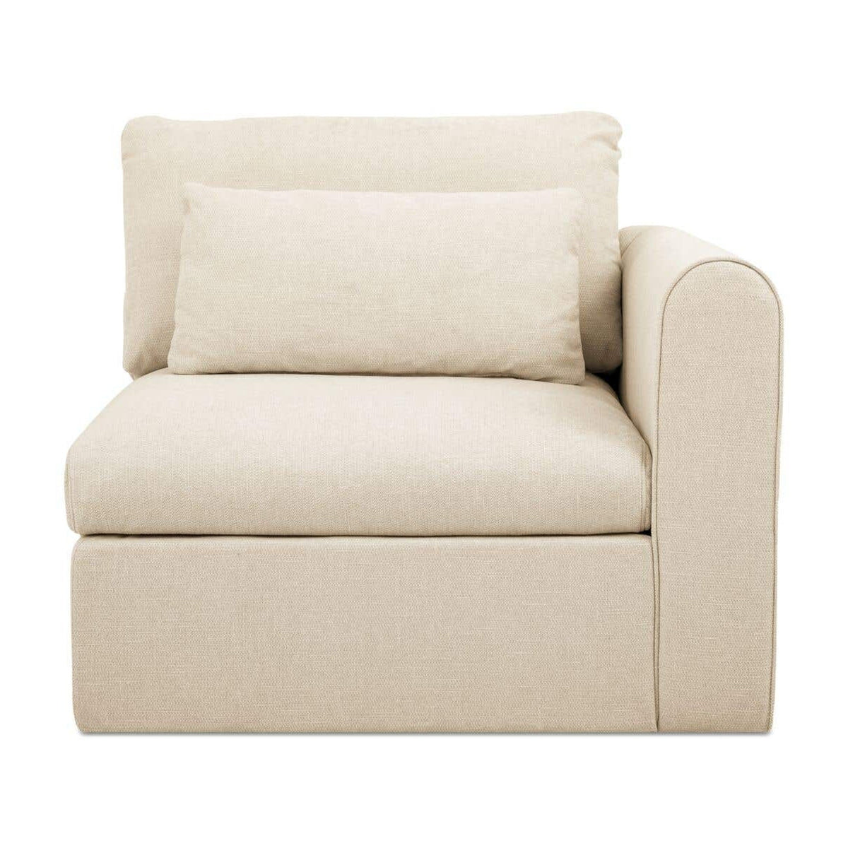 Swift Right Arm Facing Chair Light Beige by Moe's Home Collection