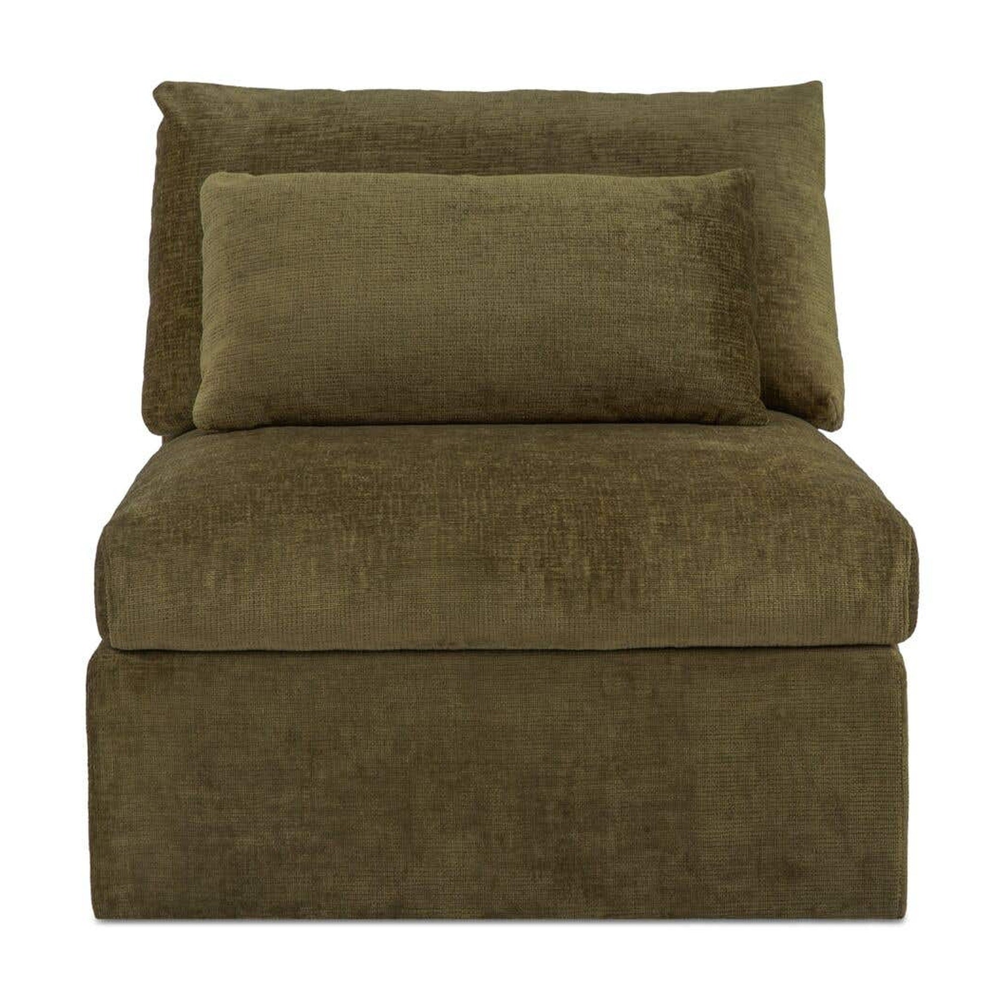 Swift Slipper Chair Dark Green by Moe's Home Collection