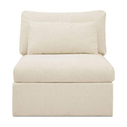 Swift Slipper Chair Light Beige by Moe's Home Collection