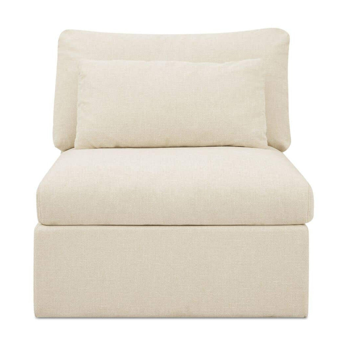 Swift Slipper Chair Light Beige by Moe's Home Collection
