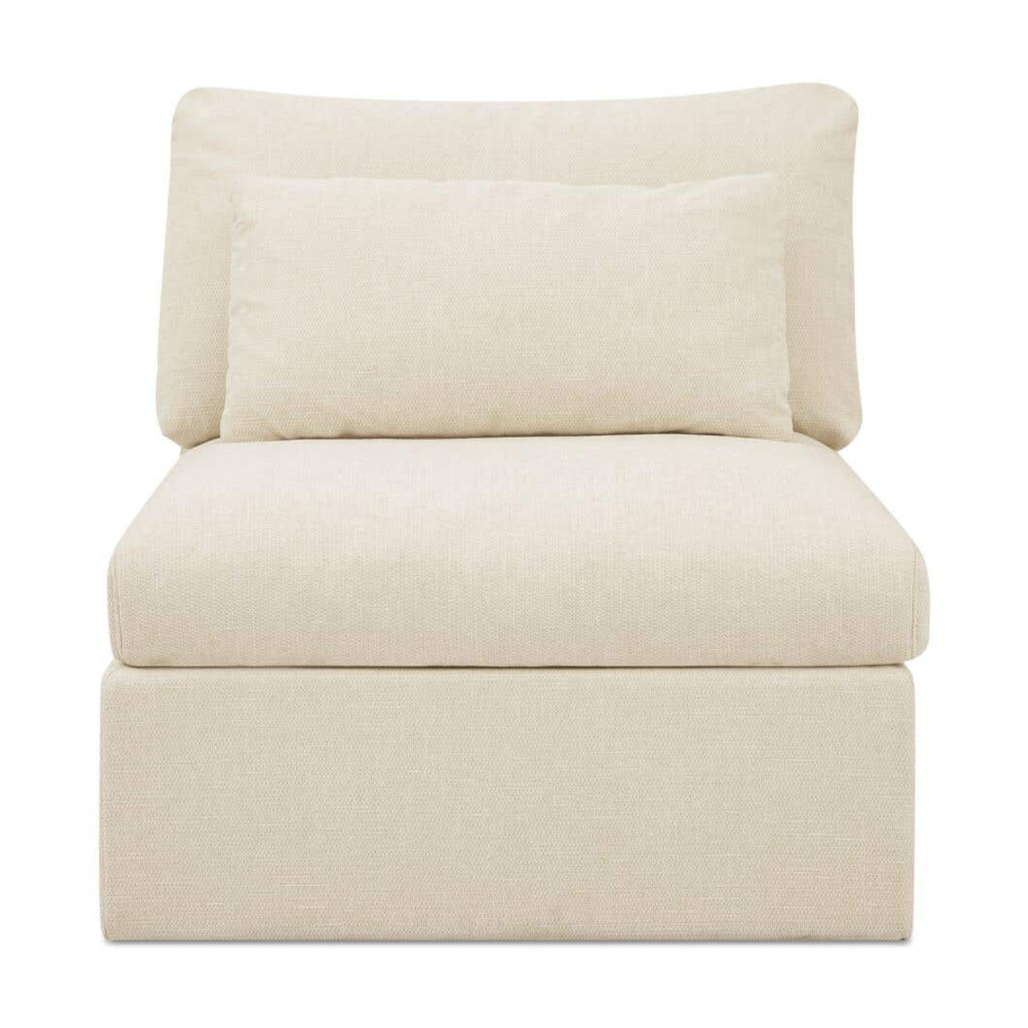 Swift Slipper Chair Light Beige by Moe's Home Collection