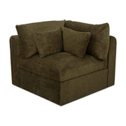 Swift Corner Chair Dark Green by Moe's Home Collection