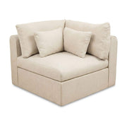 Swift Corner Chair Light Beige by Moe's Home Collection