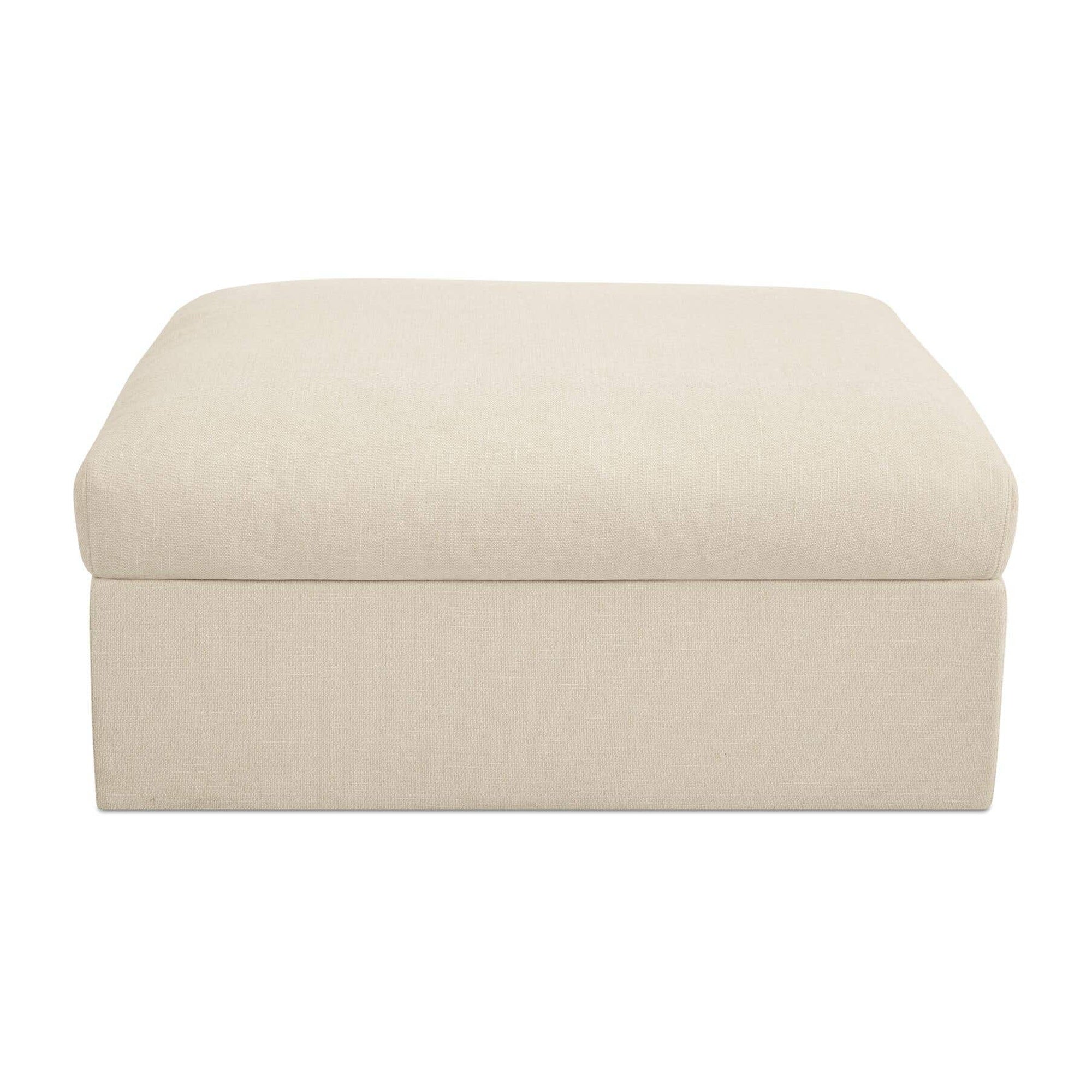Swift Storage Ottoman Light Beige by Moe's Home Collection