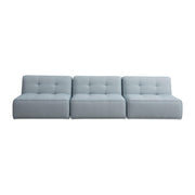 Sunseeker 3 Piece Outdoor Sofa Light Blue by Moe's Home Collection