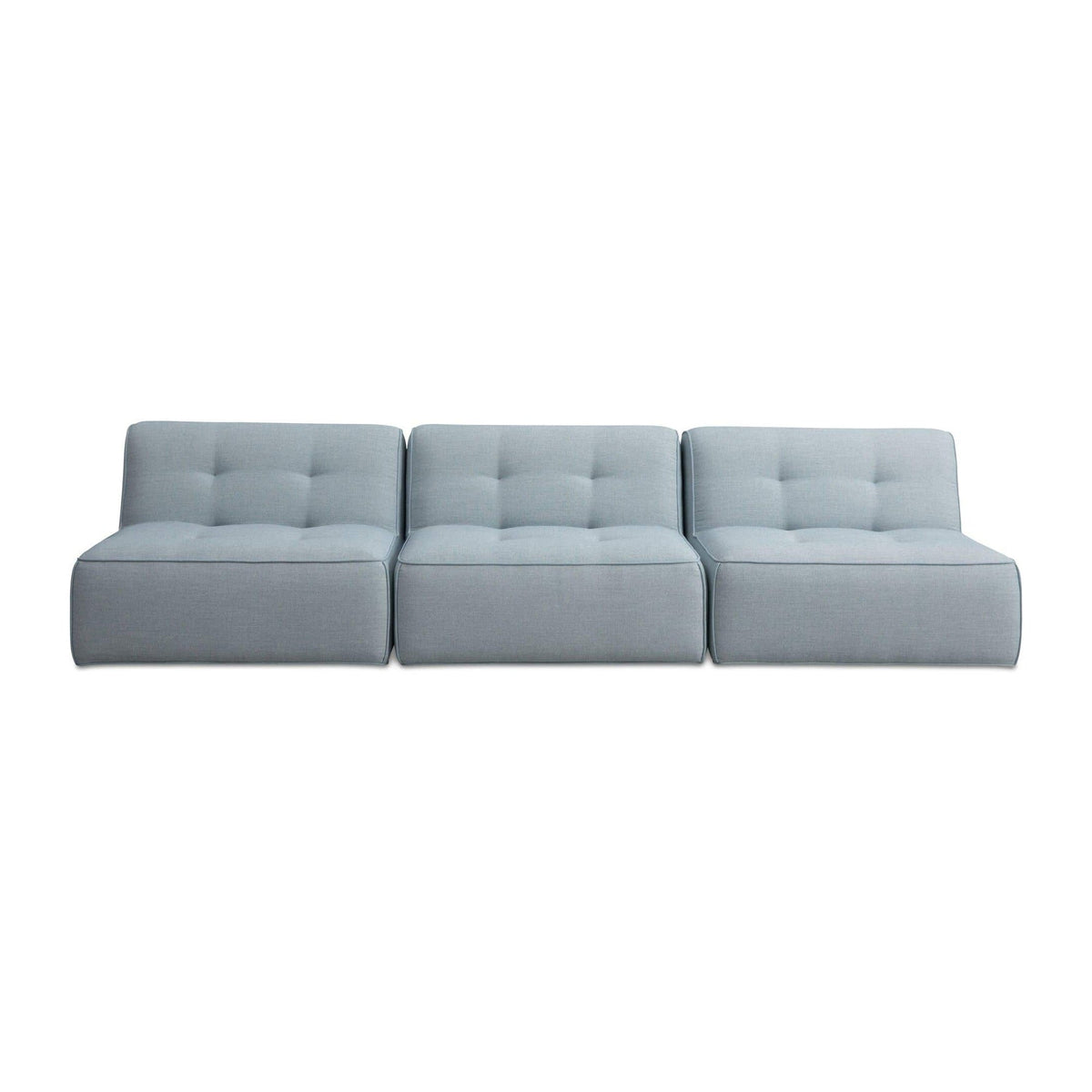 Sunseeker 3 Piece Outdoor Sofa Light Blue by Moe's Home Collection