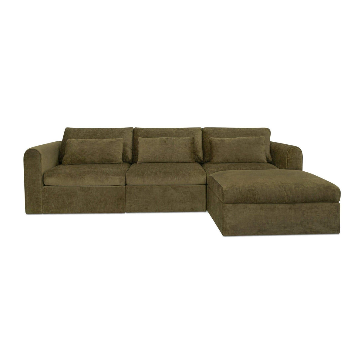Swift Lounge Modular Sectional Dark Green by Moe's Home Collection
