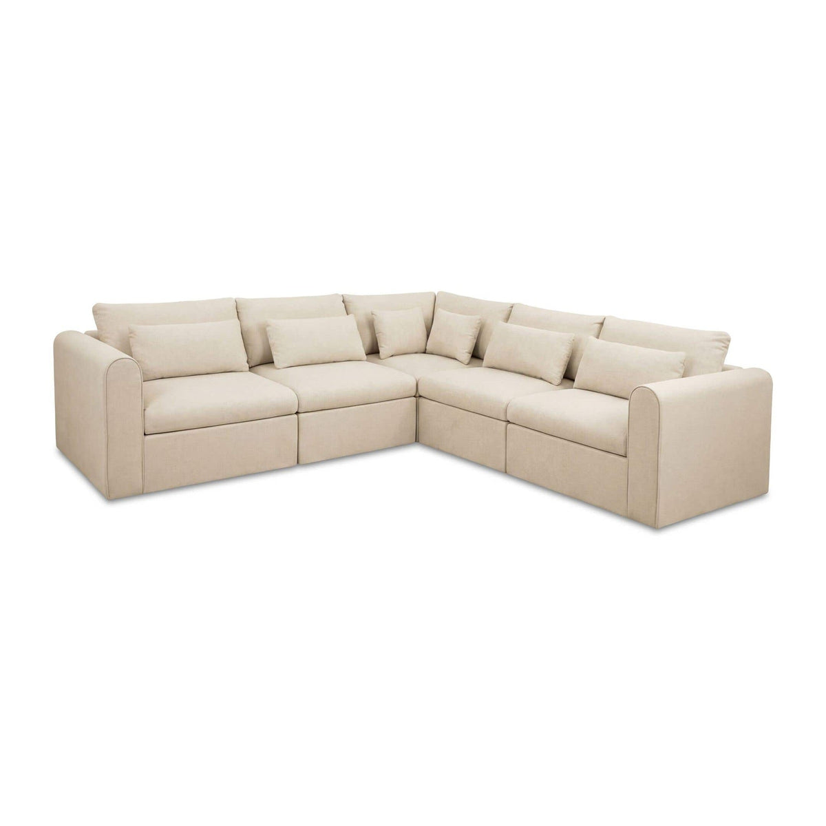Swift Classic L Modular Sectional Light Beige by Moe's Home Collection