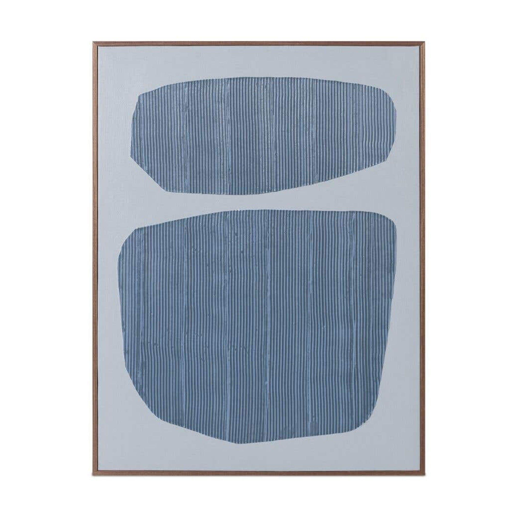 Uma Framed Painting Blue Palette by Moe's Home Collection