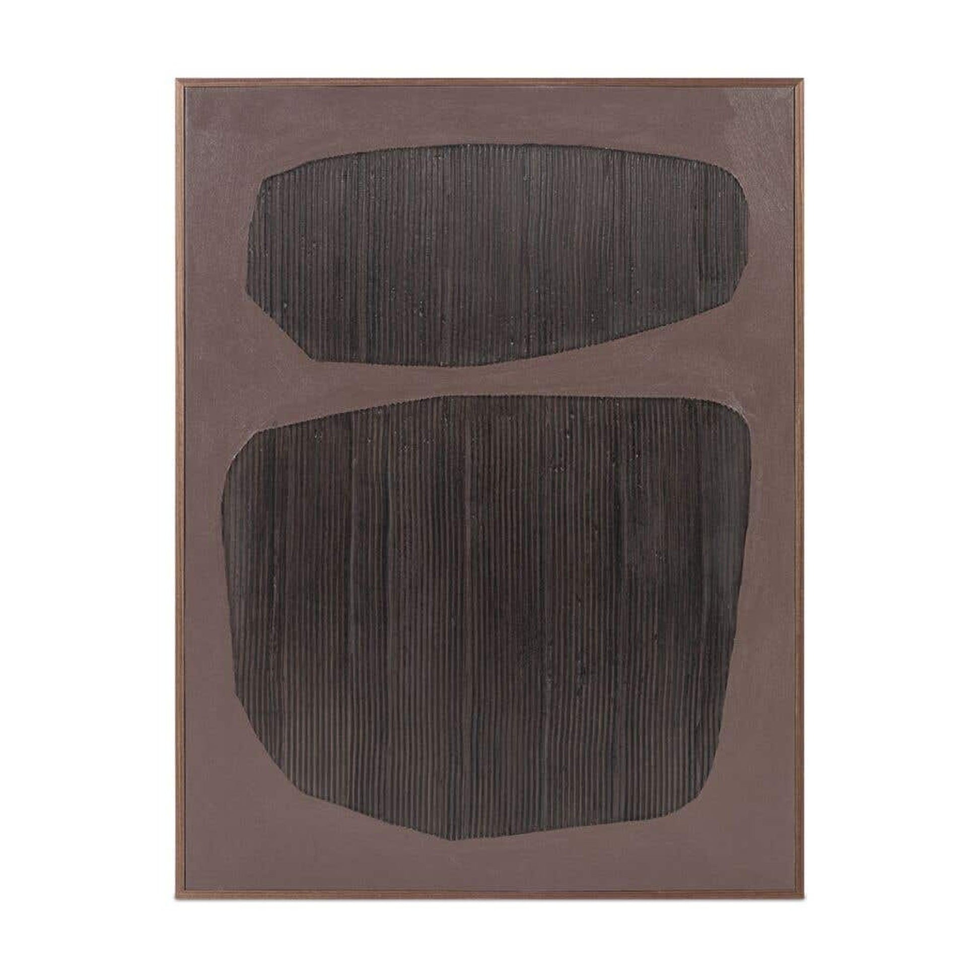 Uma Framed Painting Deep Purple Palette by Moe's Home Collection