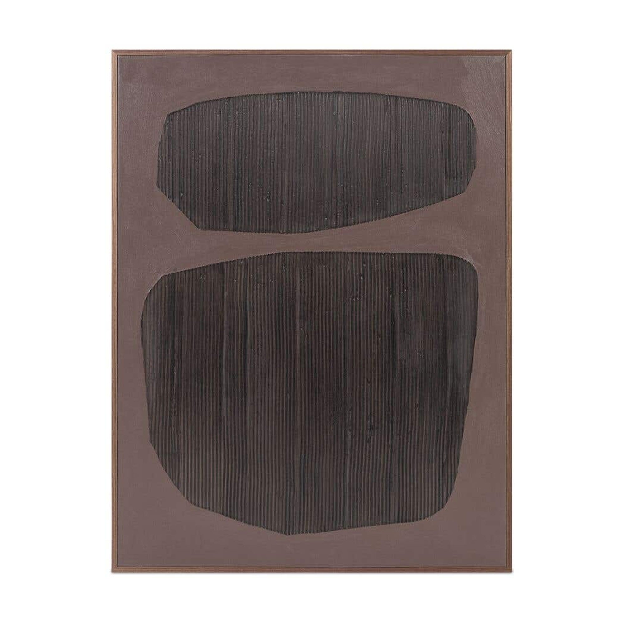 Uma Framed Painting Deep Purple Palette by Moe's Home Collection
