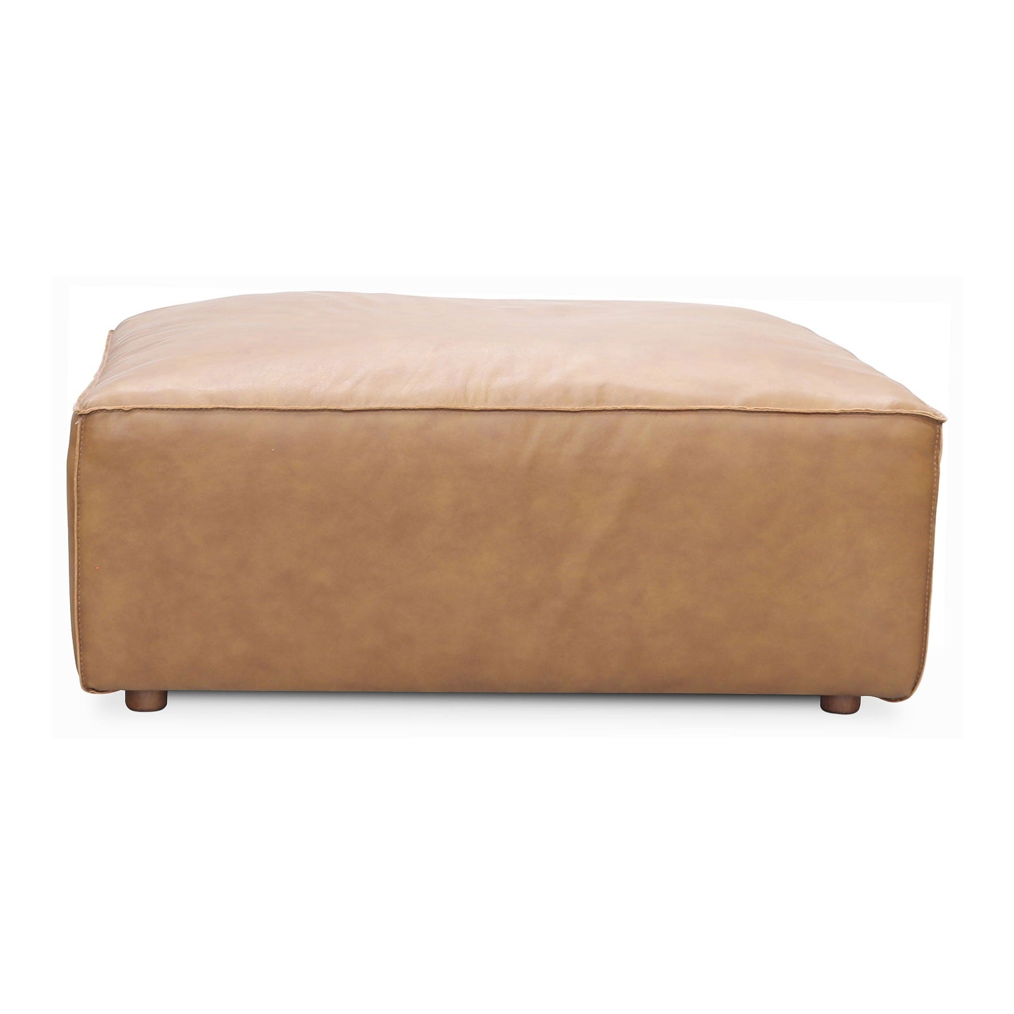 Form Ottoman Sonoran Tan Leather by Moe's Home Collection
