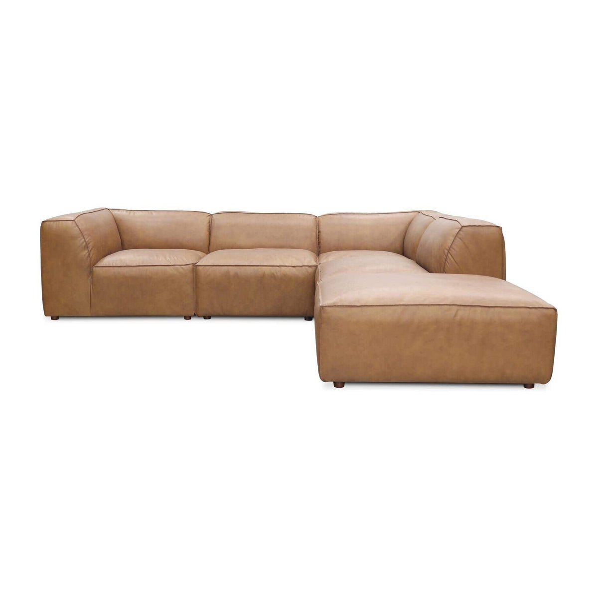 Form Dream Modular Sectional Sonoran Tan Leather by Moe's Home Collection
